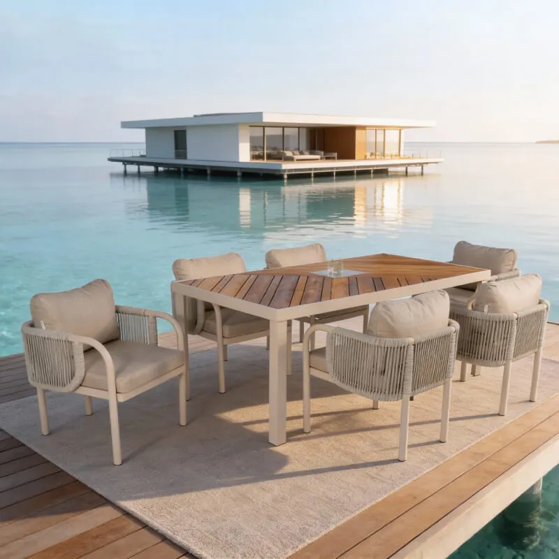 Roma Masa Takımı Krem