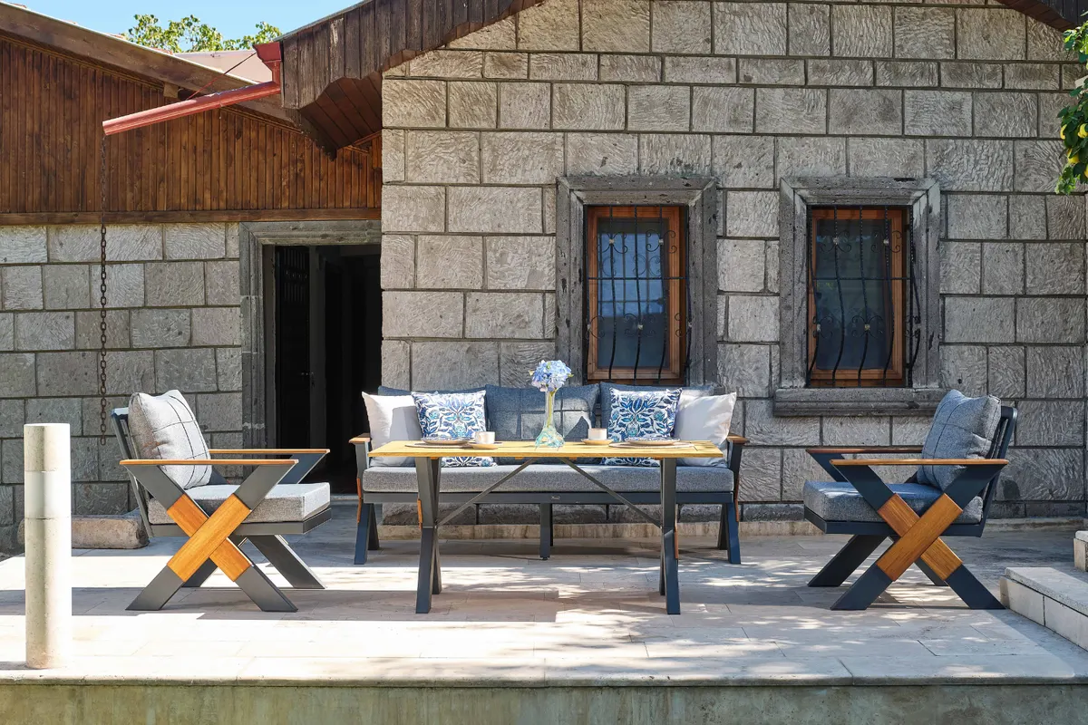 Lotus Oturma Grubu Antrasit