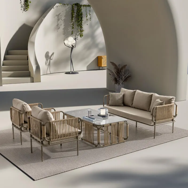 Berlin Üçlü Oturma Grubu Bej