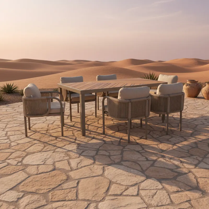 Roma Masa Takımı Bej