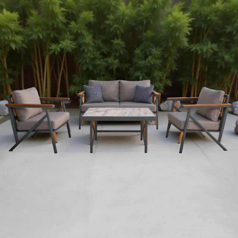 Moskova İkili Oturma Grubu Gri