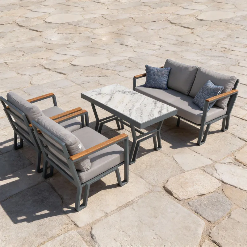 Kiev İkili Oturma Grubu Gri