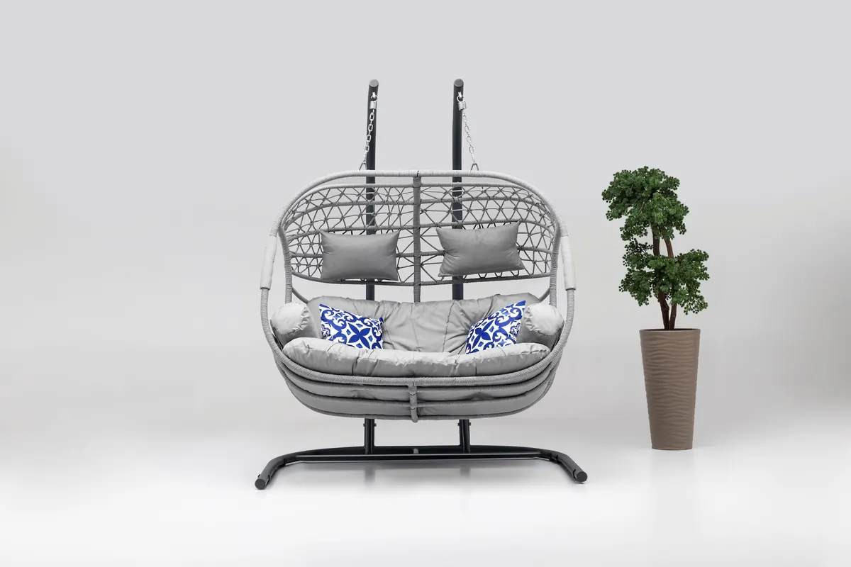 Oscar İkili Salıncak Gri