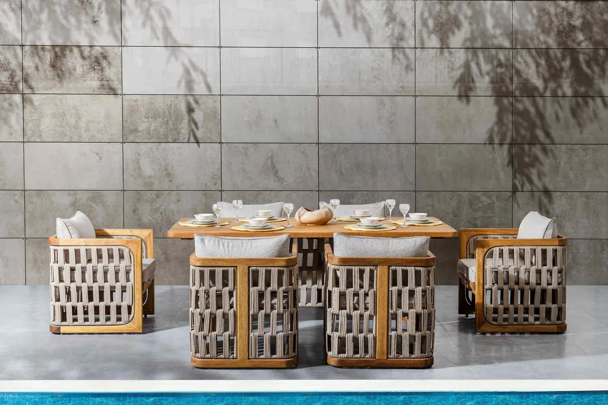 Zeus Wood Bahçe Masa Takımı