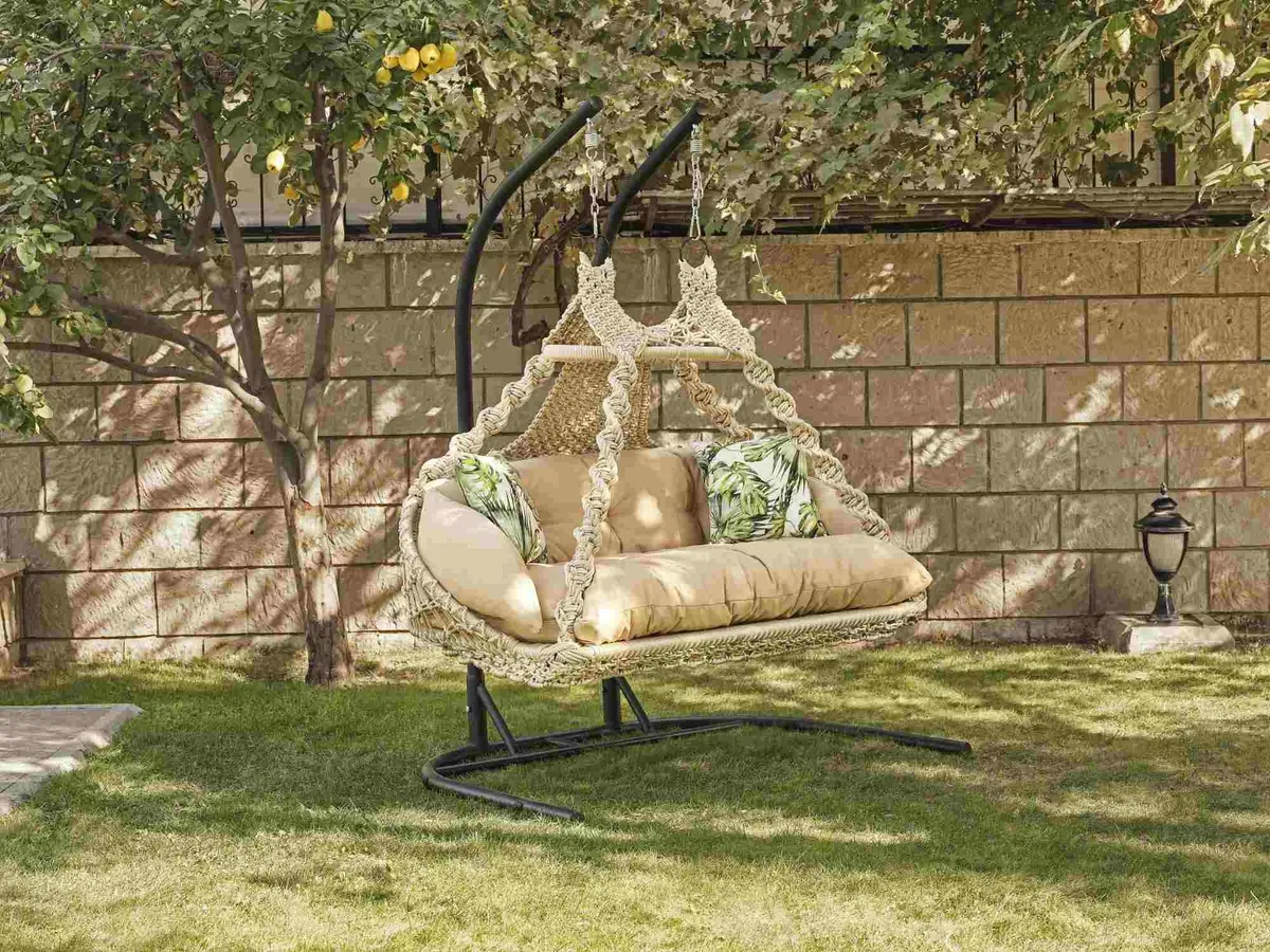 Relax Makrome Salıncak Cappuccino